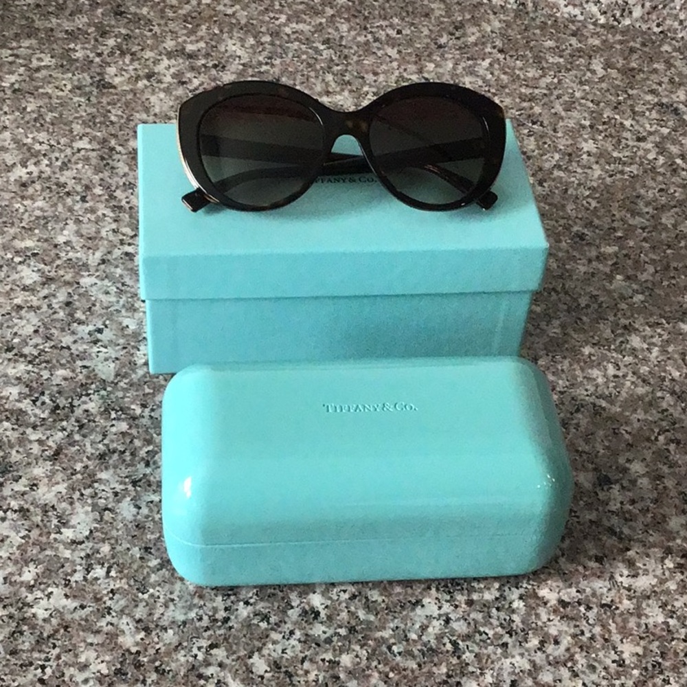 Tiffany & Co. Cat eye tortoise sunglasses